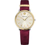 Versace VE8100719 Reloj de pulsera V-Circle 38mm 5ATM Cuarzo Unisex Plata