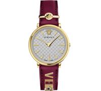 Versace VE8104322 Reloj de pulsera V-Circle 38mm Cuarzo Unisex Plata Oro 5 ATM