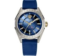 Versace VEAFA0124 Reloj de pulsera V-Code GMT 42mm 5ATM Cuarzo Unisex Azul Plata