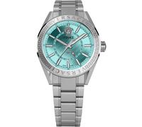 Versace VEAFA0324 V-Code GMT 42mm 5ATM Cuarzo Unisex Turquesa Plata