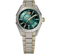 Versace VEAFA0524 V-Code GMT 42mm 5ATM Cuarzo Unisex Verde Plata