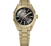 Versace VEAFA0724 Reloj de pulsera V-Code GMT 42mm 5ATM Cuarzo Unisex Negro Oro