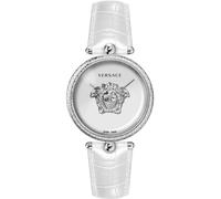 Versace VECO02322 Reloj de pulsera Palazzo 39mm 5ATM Cuarzo Unisex Blanco Plata