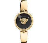 Versace Palazzo Empire Collection - Reloj de lujo para mujer con pulsera dorada y caja con esfera negra