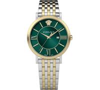 Versace Reloj analógico con esfera verde para hombre-VENCA0224