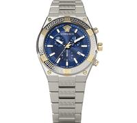 Versace VESO00522 Sporty Greca Chrono 46mm 5ATM Chronograph Cuarzo Unisex Azu...