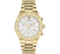 Versace VESO00822 Greca Sporty Crono 46mm Chronograph Cuarzo Unisex Plata Oro...