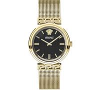 Versace VETCA0724 Reloj de pulsera Mythos 36mm 5ATM Cuarzo Unisex Negro Oro