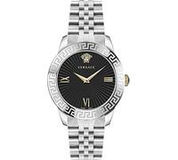 Versace VEVC004 19 - Reloj analógico de Cuarzo para Mujer con Correa de Acero Inoxidable, Plata, Pulsera