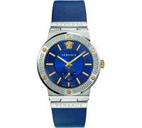 Versace- Greca Logo reloj plata/oro- Accessories- Hombre- Gris- ONE SIZE- Greca Logo reloj plata/oro