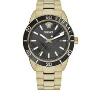 Versace VEYCA0724 Reloj de pulsera Greca Urban 43mm 5ATM Cuarzo Unisex Negro Oro