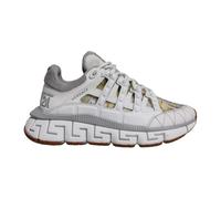 Versace- Zapatillas bajas con estampado Greca- Shoes- Hombre- Blanco- 40 EU- Zapatillas bajas con estampado Greca