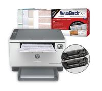 VersaCheck HP Laserjet M234 MXE MICR impresora de cheques X9 Platinum paquete de software de impresión de cheques de 5 usuarios, color blanco