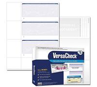 VersaCheck Secure Checks 31BP01-01255-4-750 cheques de cartera en blanco para negocios o personales, 250 hojas formulario #3001-3 por hoja