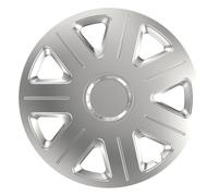 VERSACO Tapacubos 15" pulgada gris Embelecedores De Rueda Juego de tapacubos 11082