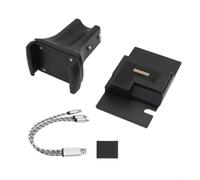 VersaGenius Soporte de teléfono para bicicleta compatible con BMW K1600 Series 2011-2020, soporte GPS de metal con puerto de carga USB