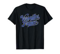 Versailles France Script - Estampado Real Envejecido y Dorado Camiseta