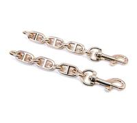 VersaKits 2 cadenas extensoras de correa dorada clara de 5 pulgadas con