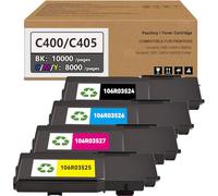 VersaLink C400/C405 - Paquete de 4 cartuchos de tóner de alta capacidad B/C/M/Y - 106R03524 106R03526 106R03527 106R03525 repuesto para Xerox VersaLink C400 C405 C400D C400D DN C400 Impresora 5DN