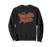 Versalles France Script Royal and Gold Print Sudadera