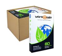 versando 1.500 hojas de papel reciclado DIN A4 EcoWhite 80 g papel para impresora de alta blanco ISO 90 - Certificado Blauer Engel - Papel ecológico en caja de seguridad