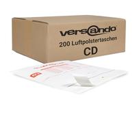 versando 200x Sobres de poliestireno expandido para CD, Tamaño interior