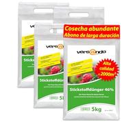 versando 20kg de abono nitrogenado hasta 2000m² - 46% de UREA para césped,