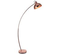 Versanora Lámpara LED de pie dorada estándar curvada Arco VN-L00025-EU