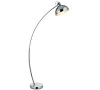 Versanora Lámpara LED de pie estándar cromada y curvada Arco VN-L00024EU