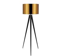 Versanora Lámpara LED de pie trípode estándar dorada VN-L00004-EU