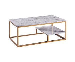 Versanora Mesa de Centro Moderna Marmo Madera con Efecto mármol VNF-00036