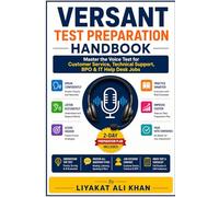 VERSANT TEST PREPARATION HANDBOOK: Master the Voice Test for Customer Service, Technical Support, BPO & IT Help Desk Jobs