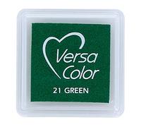 Versasmall Tsukineko VersaColor - Almohadillas pequeño cubo 25 × 25 mm Pigment verde
