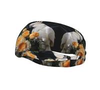 Versátil banda deportiva para el sudor YYHWHJDE Beautiful Cockatoo Bird Flower Prints - Diadema elástica y absorbe la humedad para yoga, fitness