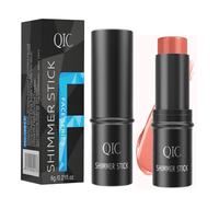 Versátil Barra de Maquillaje Natural: Rubor en Crema, Iluminadora y Humectante para Mejillas, Labios, Ojos y Contornos, Larga Duración, Pieles Maduras (CORAL-6#)