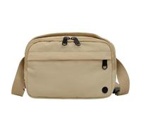 Versátil bolso de hombro de nailon para actividades casuales al aire libre, unisex, bolso cruzado y riñonera, Khaki