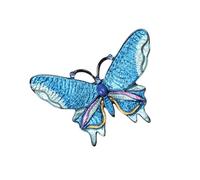 Versátil broche de mariposa con diamantes de imitación multifunción para mujer, decoración de moda y regalos, pin de mariposa, talla única, como se describe