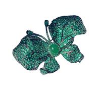 Versátil broche de mariposa que mejora vestidos, abrigos y camisas, adición elegante a cualquier atuendo, pin de solapa único y lujoso, talla única, como se describe