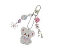 Versátil colgante de oso para bolsos, teléfonos y accesorios, llavero de aleación fácil de usar