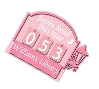 Versátil contador de lectura de madera, adecuado para uso en bibliotecas domésticas, fomentando buenas rutinas de lectura, seguimiento manual diario