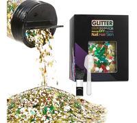 Versátil copo de nieve de 50 g, lentejuelas líquidas, hermoso copo de nieve de 50 g, arena fluida para obras de arte profesionales, adhesivo fácil de fluir