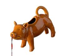 Versátil Gravy Boat, 50 ml Ceramic Animal, Sauce Serving Cups, with Handle | Versátil crema de cocina, jarra portátil para salsa de ensalada, mesas de café crema, fiestas al aire libre, multiusos