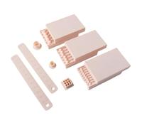 Versátil juego de herramientas de formación de esferas de arcilla, resistente y ligera, para proyectos de arcilla sobre la marcha, molde redondo perfecto