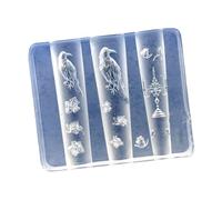 Versátil juego de moldes de silicona en relieve para uñas hechas a mano, decoración de fundas de teléfono y manualidades, joyería de resina, molde de silicona para arte de uñas