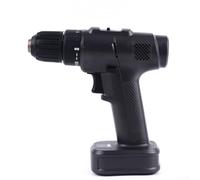 Versátil juego de taladro eléctrico inalámbrico, destornillador excéntrico de doble velocidad con motor de alto par de 650 rpm y 15 Nm para proyectos domésticos (doble velocidad)