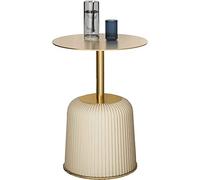 Versátil Mesa de centro de acero inoxidable, Mini mesa auxiliar redonda de acero resistente al desgaste, sofá con personalidad, decoración lateral, mesa pequeña, extremo de oficina de pizarra Simple