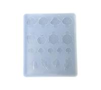 Versátil molde de silicona de tortugas para pendientes hechos a mano, decoración del hogar, apto para lavavajillas, diseño compacto de tortugas, molde para aretes