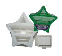 Versátil molde de silicona en forma de flor de ciruelo/estrella para almacenamiento de joyas, hermosos organizadores de cajones, haciendo que el molde combine belleza y funcionalidad
