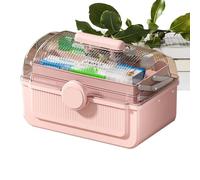 Versátil Multi-capa Medicine Organizer Box | Portable Handle Effortless Transportation | Perfect for Home, Bathroom, and Kitchen Storage Needs | Keeps Medications Neatly Organized