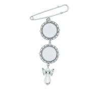 Versátil pin de solapa de transferencia de calor de aleación con ramo de fotos para momentos memorables, solapa personalizada única